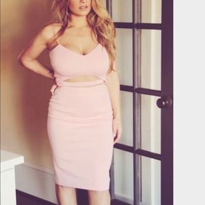 Brand New Pink Kittenis Dress with cut out